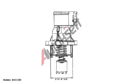 WAHLER Termostat - chladivo WH 4357.92D, 4357.92D