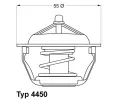 Termostat chladiva WAHLER ‐ WH 4450.83D