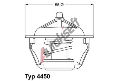 WAHLER Termostat - chladivo WH 4450.83D, 4450.83D