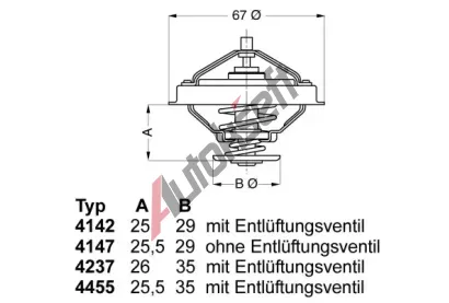 WAHLER Termostat - chladivo WH 4455.80D, 4455.80D