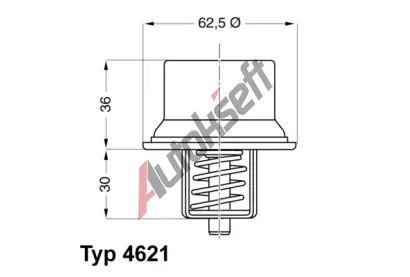 WAHLER Termostat - chladivo WH 4621.80D, 4621.80D WAHLER Termostat - chladivo WH 4621.80D, 4621.80D