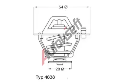 WAHLER Termostat - chladivo WH 4638.82D, 4638.82D