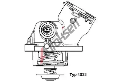 WAHLER Termostat - chladivo WH 4833.100D, 4833.100D