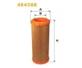 Vzduchov filtr WIX FILTERS ‐ WXF 46438E