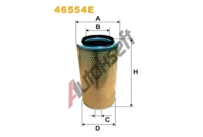 WIX FILTERS Vzduchov filtr WXF 46554E, 46554E
