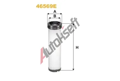 WIX FILTERS Filtr sekundrnho vzduchu WXF 46569E, 46569E