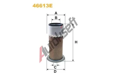 WIX FILTERS Vzduchov filtr WXF 46613E, 46613E