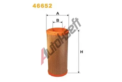 WIX FILTERS Vzduchov filtr WXF 46652, 46652