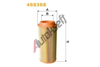 WIX FILTERS Vzduchov filtr WXF 46836E, 46836E