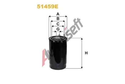 WIX FILTERS Olejov filtr WXF 51459E, 51459E
