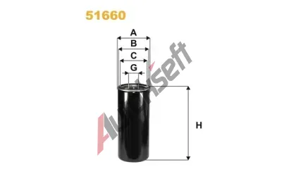 WIX FILTERS Olejov filtr WXF 51660, 51660