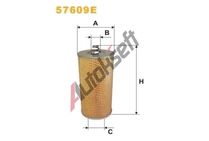 WIX FILTERS Olejov filtr WXF 57609E, 57609E