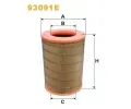 Vzduchov filtr WIX FILTERS ‐ WXF 93091E