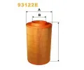 WIX FILTERS Vzduchov filtr ‐ WXF 93122E