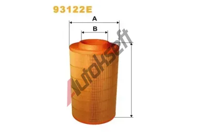 WIX FILTERS Vzduchov filtr WXF 93122E, 93122E