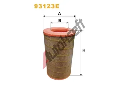 WIX FILTERS Vzduchov filtr WXF 93123E, 93123E
