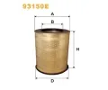 Vzduchov filtr WIX FILTERS ‐ WXF 93150E