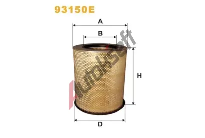 WIX FILTERS Vzduchov filtr WXF 93150E, 93150E