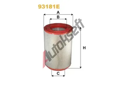 WIX FILTERS Vzduchov filtr WXF 93181E, 93181E
