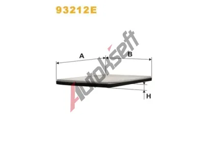 WIX FILTERS Filtr vzduchu v interiéru WXF 93212E, 93212E WIX FILTERS Filtr vzduchu v interiéru WXF 93212E, 93212E