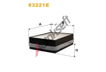 WIX FILTERS Filtr vzduchu v interiru WXF 93221E, 93221E