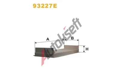 WIX FILTERS Filtr vzduchu v interiru WXF 93227E, 93227E