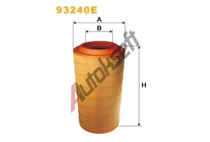 WIX FILTERS Vzduchov filtr WXF 93240E, 93240E