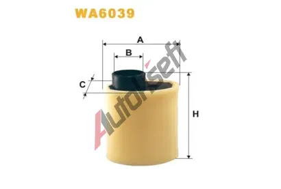 WIX FILTERS Vzduchov filtr WXF WA6039, WA6039