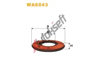 WIX FILTERS Vzduchov filtr WXF WA6043, WA6043