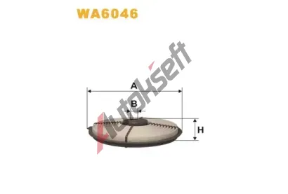 WIX FILTERS Vzduchov filtr WXF WA6046, WA6046