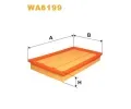 WIX FILTERS Vzduchov filtr ‐ WXF WA6199
