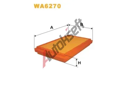 WIX FILTERS Vzduchov filtr WXF WA6270, WA6270