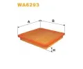 Vzduchov filtr WIX FILTERS ‐ WXF WA6293