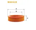 Vzduchov� filtr&nbsp;WIX FILTERS&nbsp;&dash;&nbsp;WXF WA6428