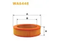 WIX FILTERS Vzduchov filtr ‐ WXF WA6448