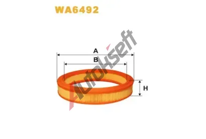 WIX FILTERS Vzduchov filtr WXF WA6492, WA6492