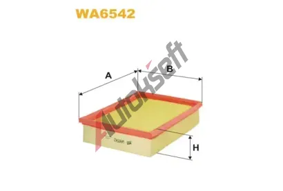 WIX FILTERS Vzduchov filtr WXF WA6542, WA6542
