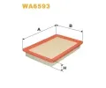Vzduchov filtr WIX FILTERS ‐ WXF WA6593