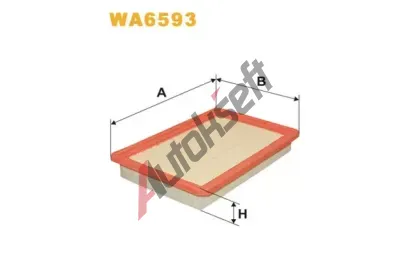 WIX FILTERS Vzduchov filtr WXF WA6593, WA6593