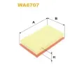Vzduchov filtr WIX FILTERS ‐ WXF WA6707