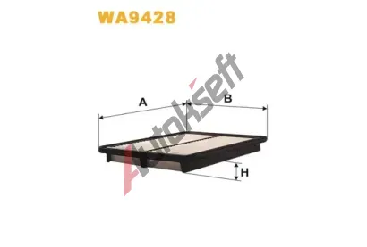 WIX FILTERS Vzduchov filtr WXF WA9428, WA9428