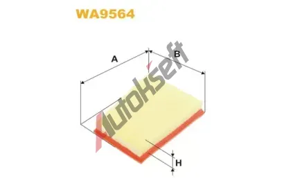 WIX FILTERS Vzduchov filtr WXF WA9564, WA9564
