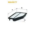 Vzduchov filtr WIX FILTERS ‐ WXF WA9677