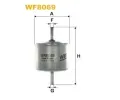 Palivov filtr WIX FILTERS ‐ WXF WF8069