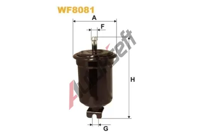 WIX FILTERS Palivov filtr WXF WF8081, WF8081