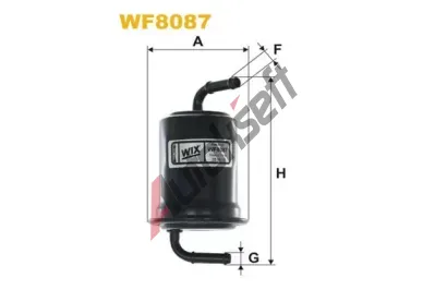 WIX FILTERS Palivov filtr WXF WF8087, WF8087