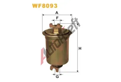 WIX FILTERS Palivov filtr WXF WF8093, WF8093