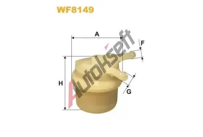 WIX FILTERS Palivov filtr WXF WF8149, WF8149