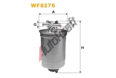 WIX FILTERS Palivov filtr WXF WF8276, WF8276