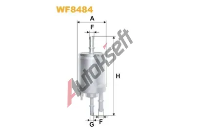 WIX FILTERS Palivov filtr WXF WF8484, WF8484
